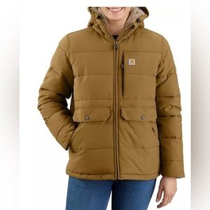Carhartt Women's Medium Montana Relaxed Fit Midweight Insulated Jacket Brown